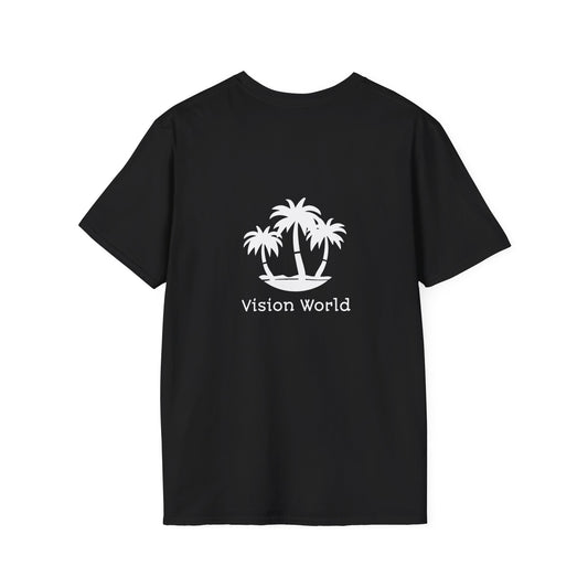 Vision World Black Palm Tree shirt